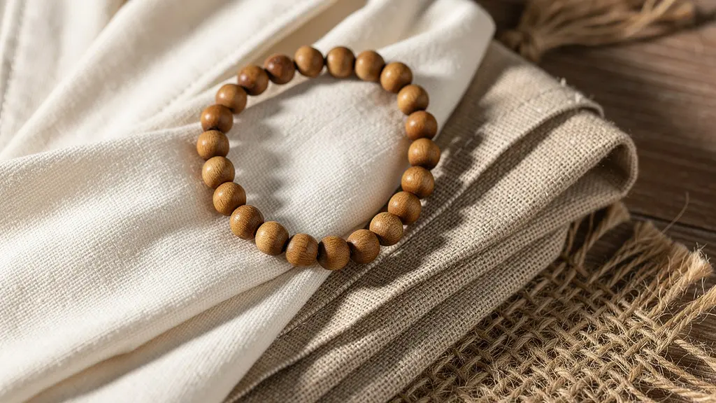 Détail de vêtements traditionnels blancs en coton adaptés pour l'ashram