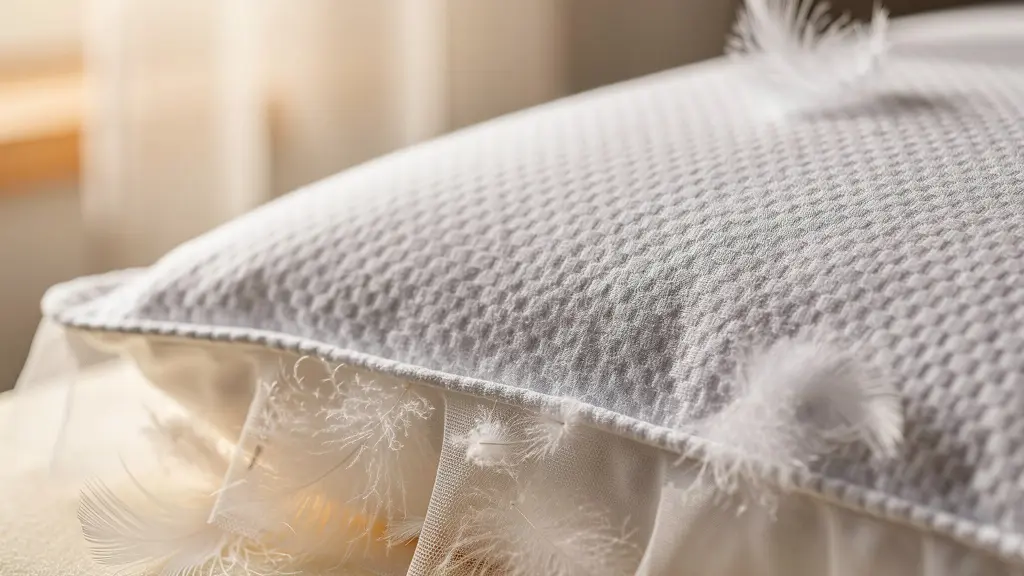 Gros plan sur différents types d'oreillers de luxe disposés sur un lit d'hôtel