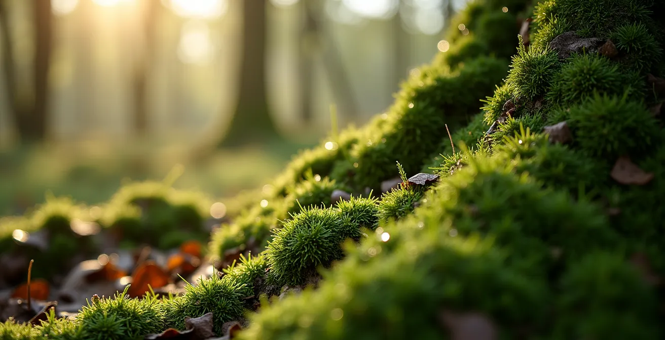 Therapeutic forest bathing session in ancient English woodland