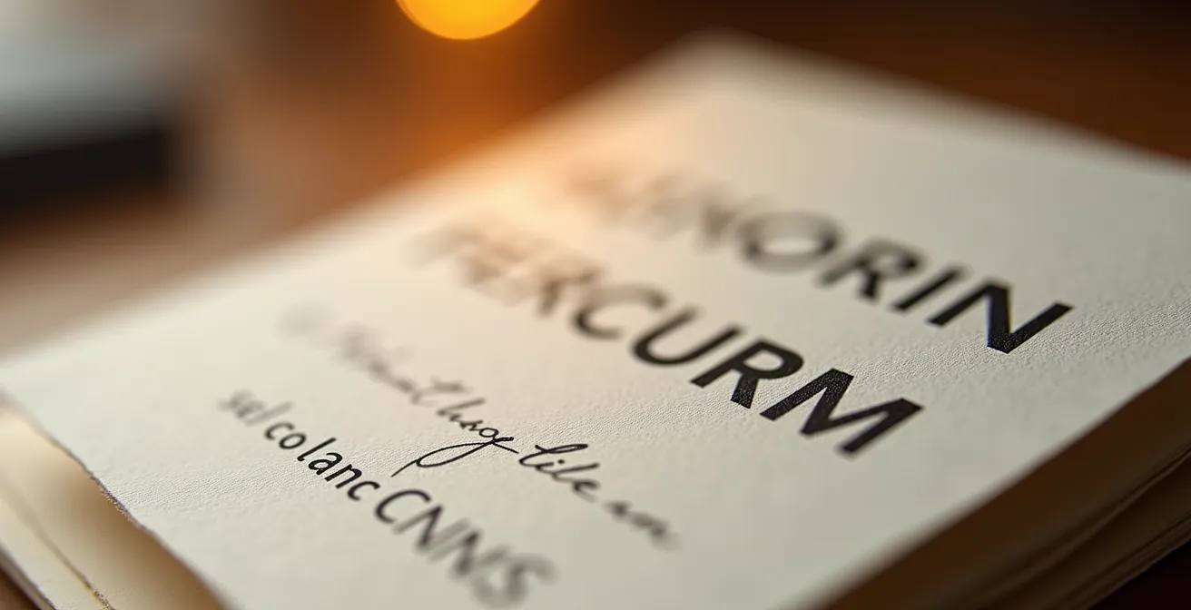 Macro shot of travel insurance policy document with a blurred hotel booking in the background